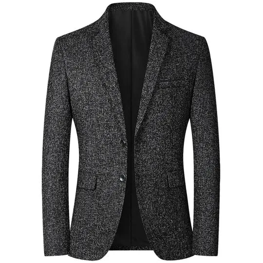 Fashionable casual leopard print suit jacket