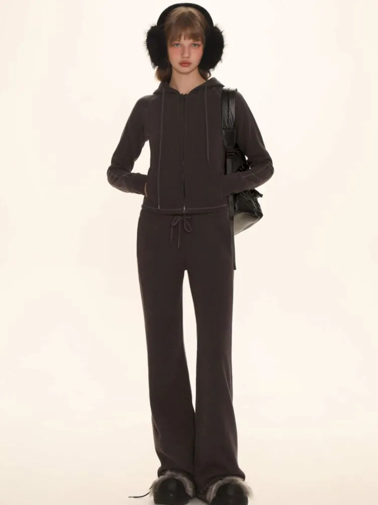 Fitted Hooded Sweat Set