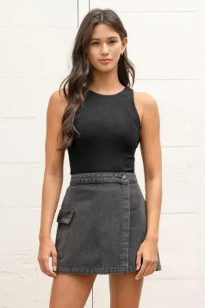 Fitted Rib Sweater Tank
