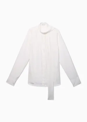 Fitted Scarf Shirt