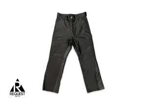 Flared Le Fleur Leather Pant "Black"
