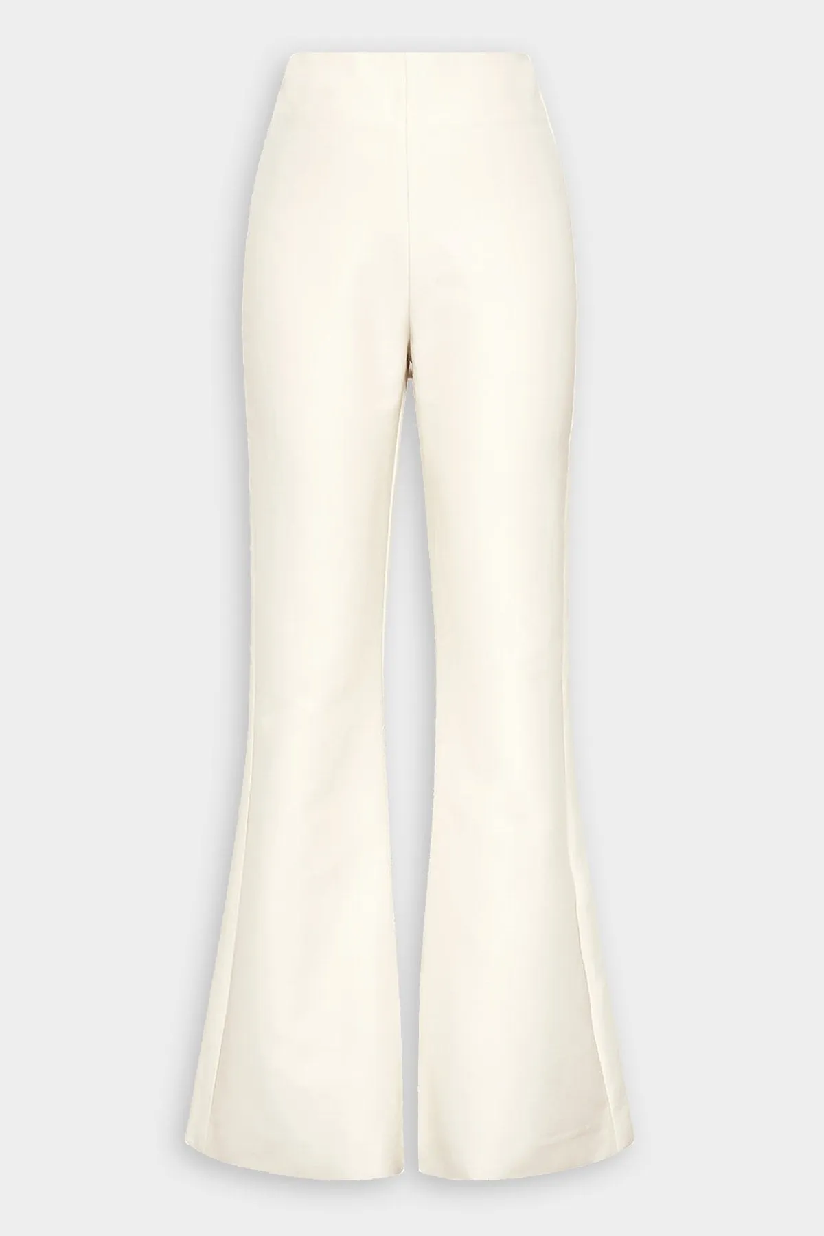 Flared Pants in Pearl