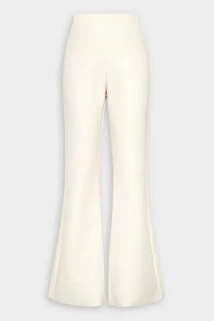 Flared Pants in Pearl