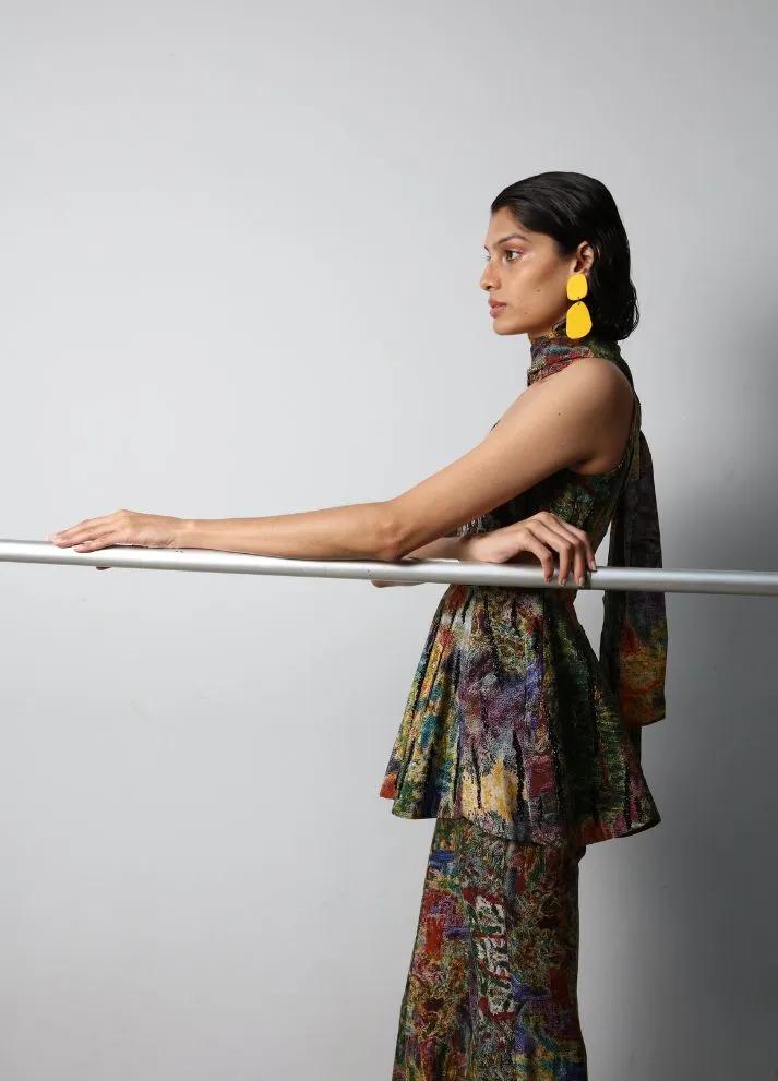 Flared Top with Flared Pants