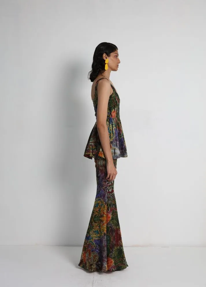 Flared Top with Flared Pants