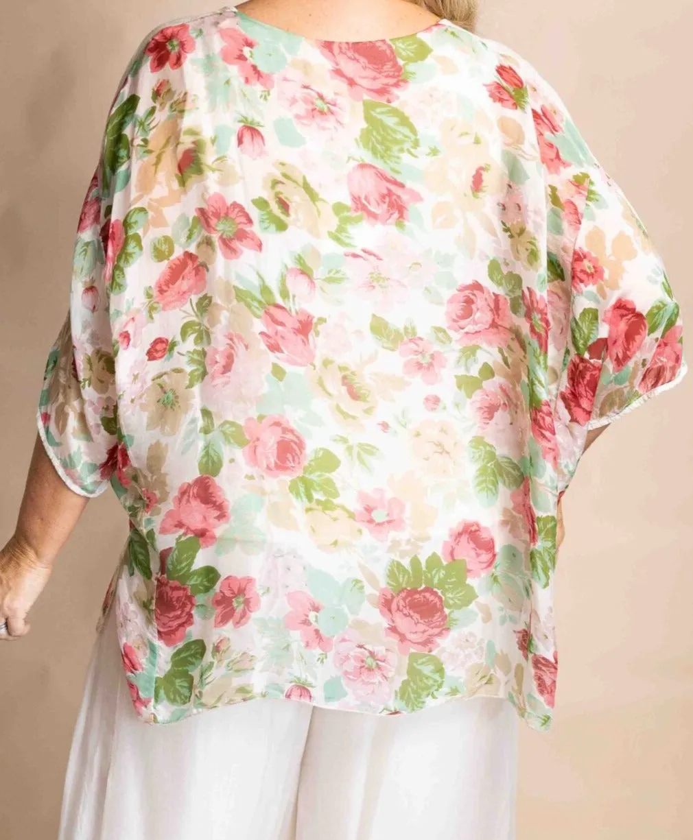 Floral Blouse (8013)