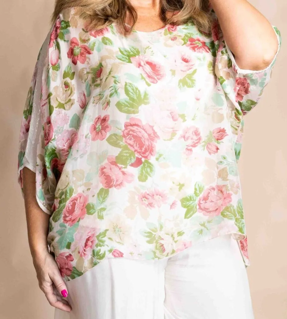 Floral Blouse (8013)