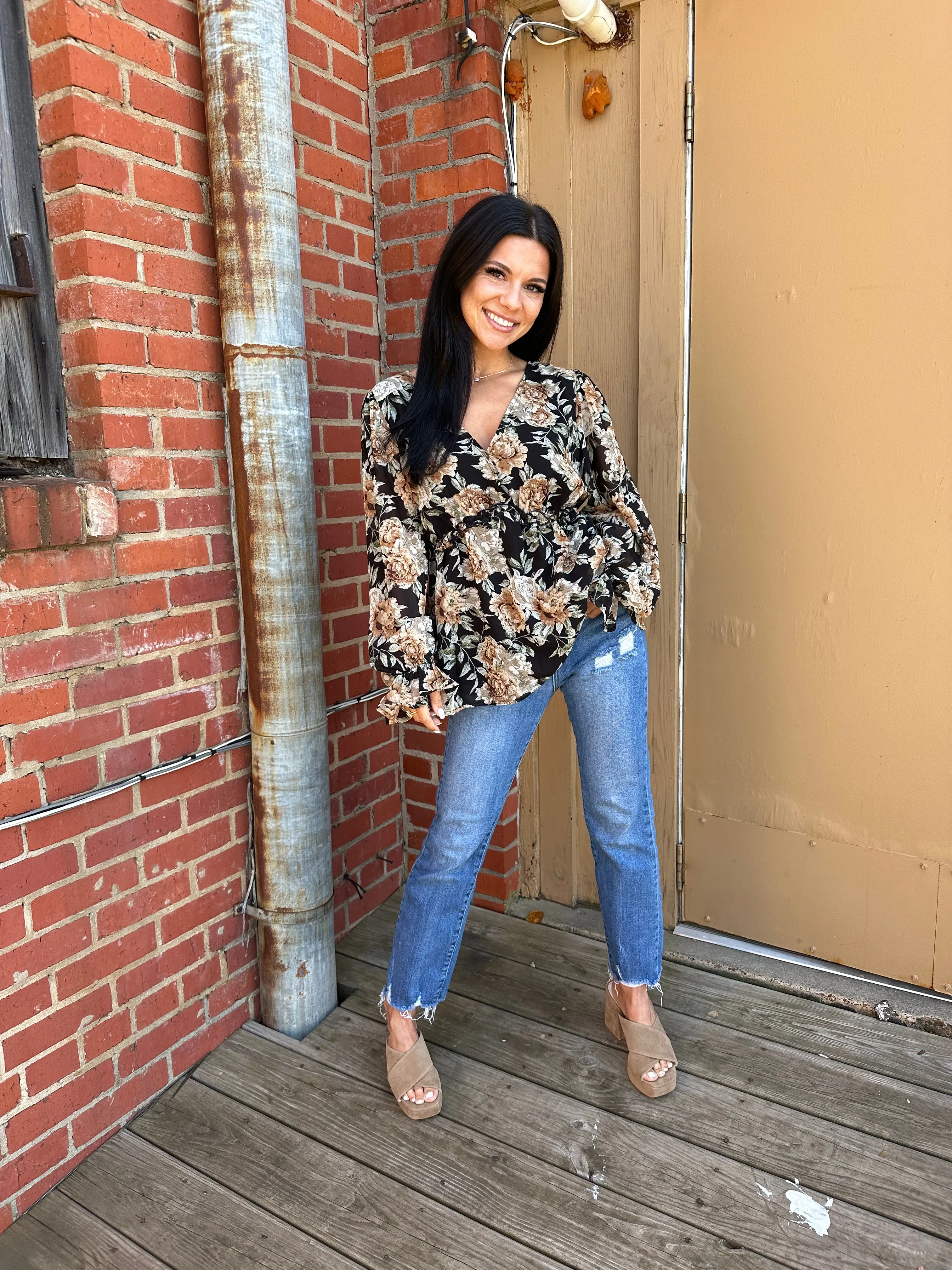 Floral Gal peplum