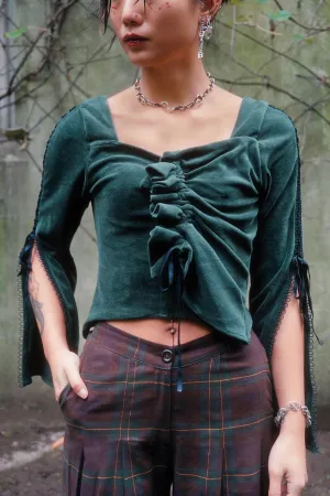 Forest Nymph Velvet Top