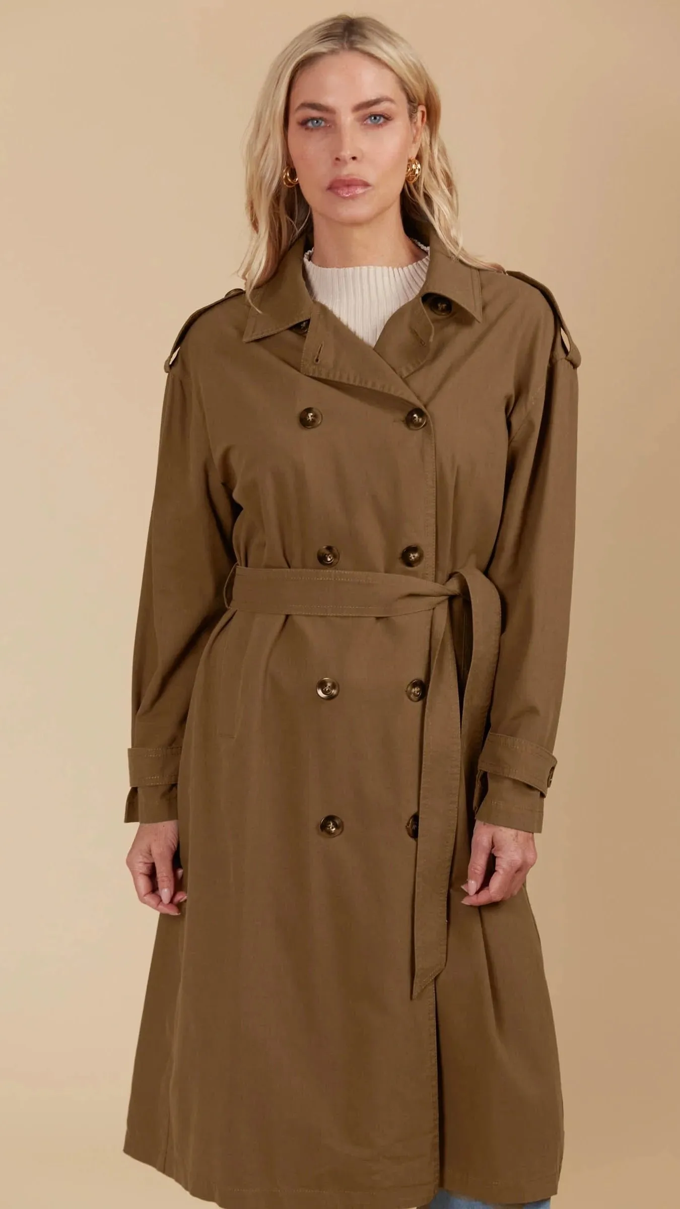 Freya Trench Coat Toffee