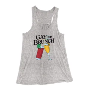 Gay for Brunch Women's Flowey Tank Top