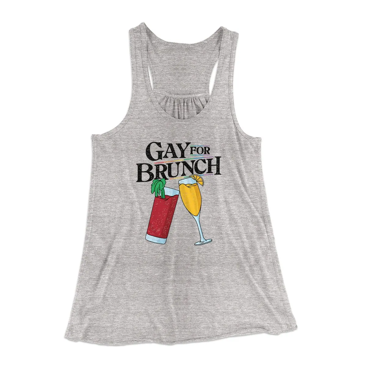 Gay for Brunch Women's Flowey Tank Top