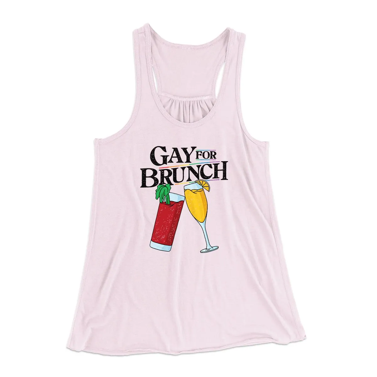 Gay for Brunch Women's Flowey Tank Top