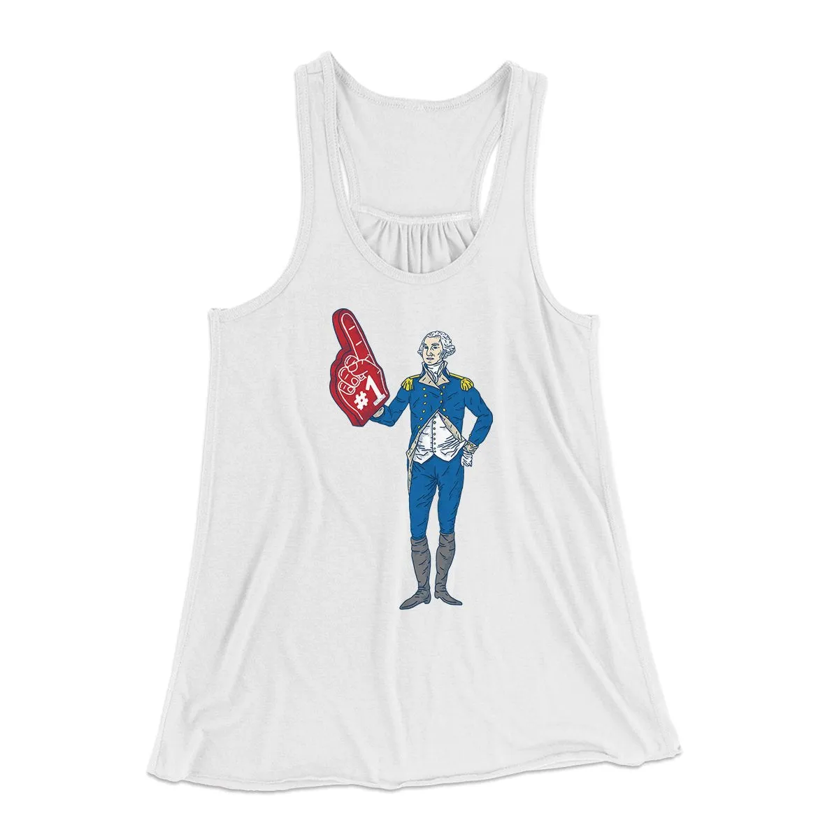 George Washington #1 Women's Flowey Tank Top