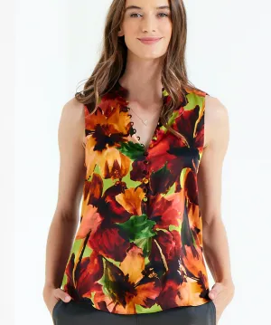 go button up shell print