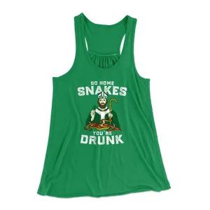 Go Home Snakes Women's Flowey Tank Top