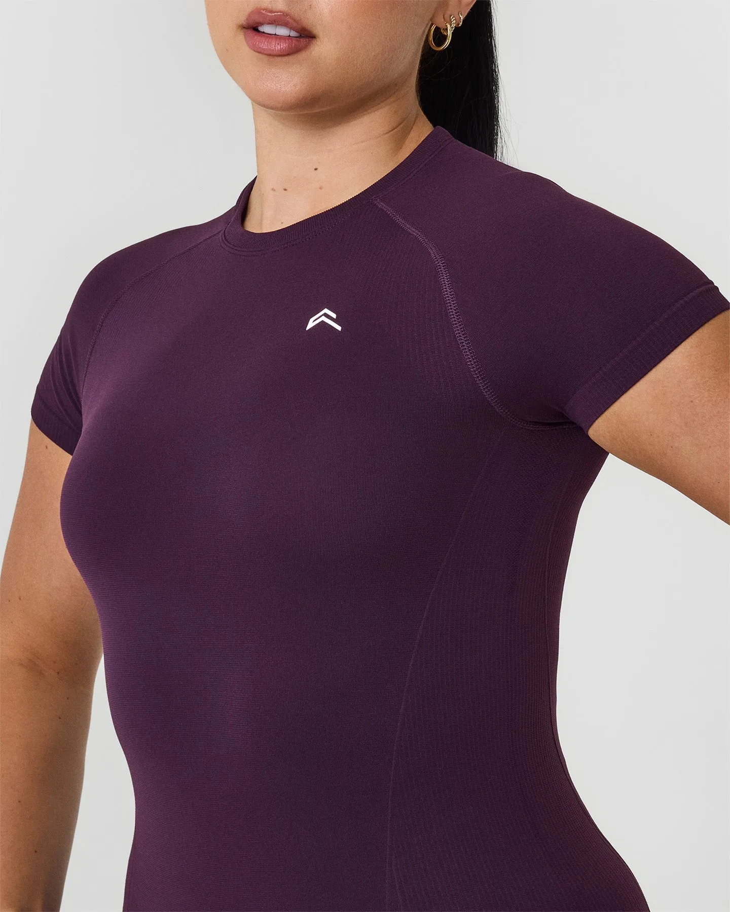 Go To Seamless Fitted Top | Blackberry Purple