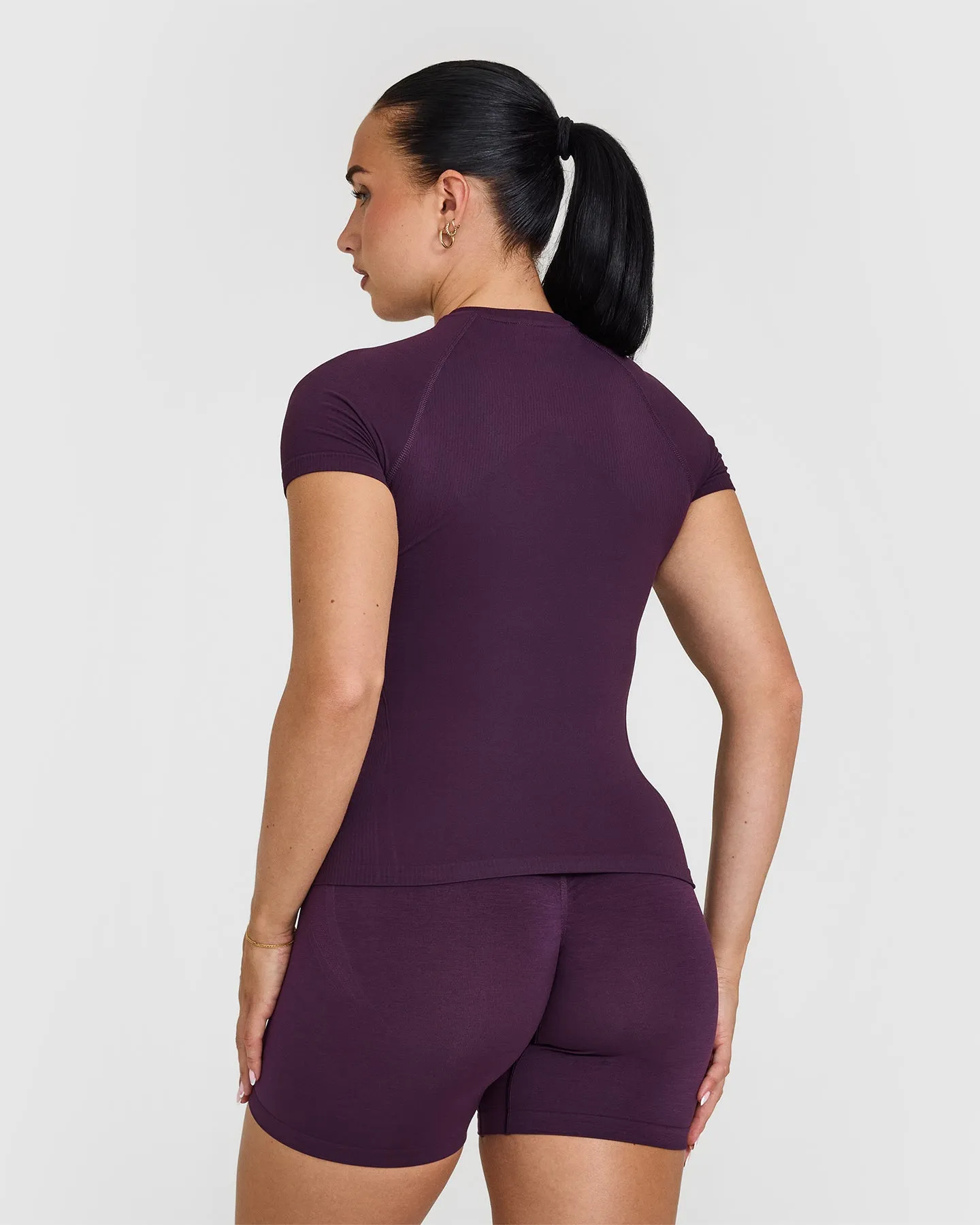 Go To Seamless Fitted Top | Blackberry Purple