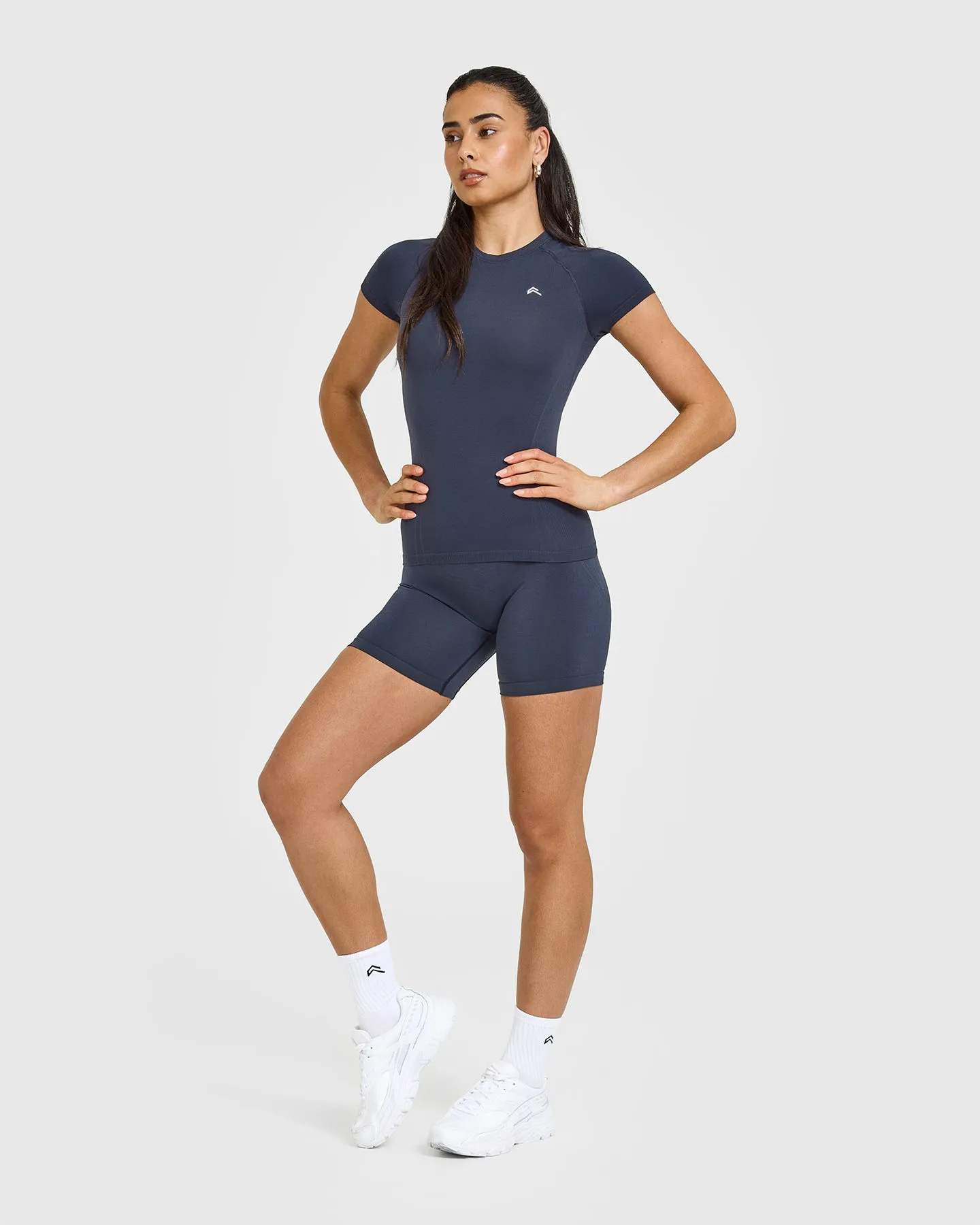 Go To Seamless Fitted Top | True Blue