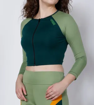 Green Crop Zipper