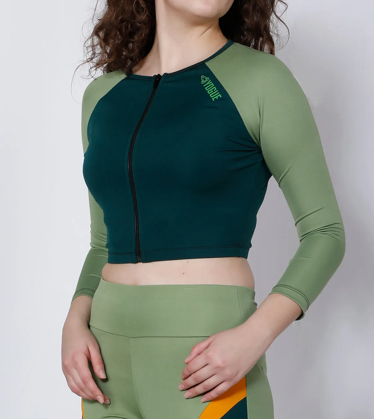 Green Crop Zipper