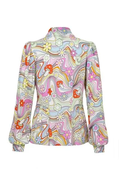 Happy Daze Blouse - Multi -