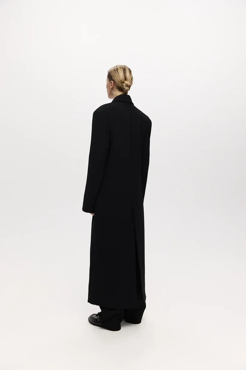 Harris Tapper Long Egon Coat - Black