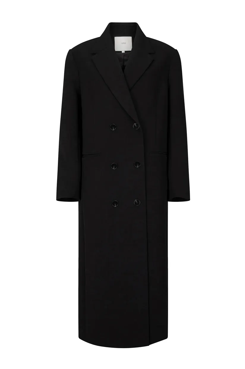 Harris Tapper Long Egon Coat - Black