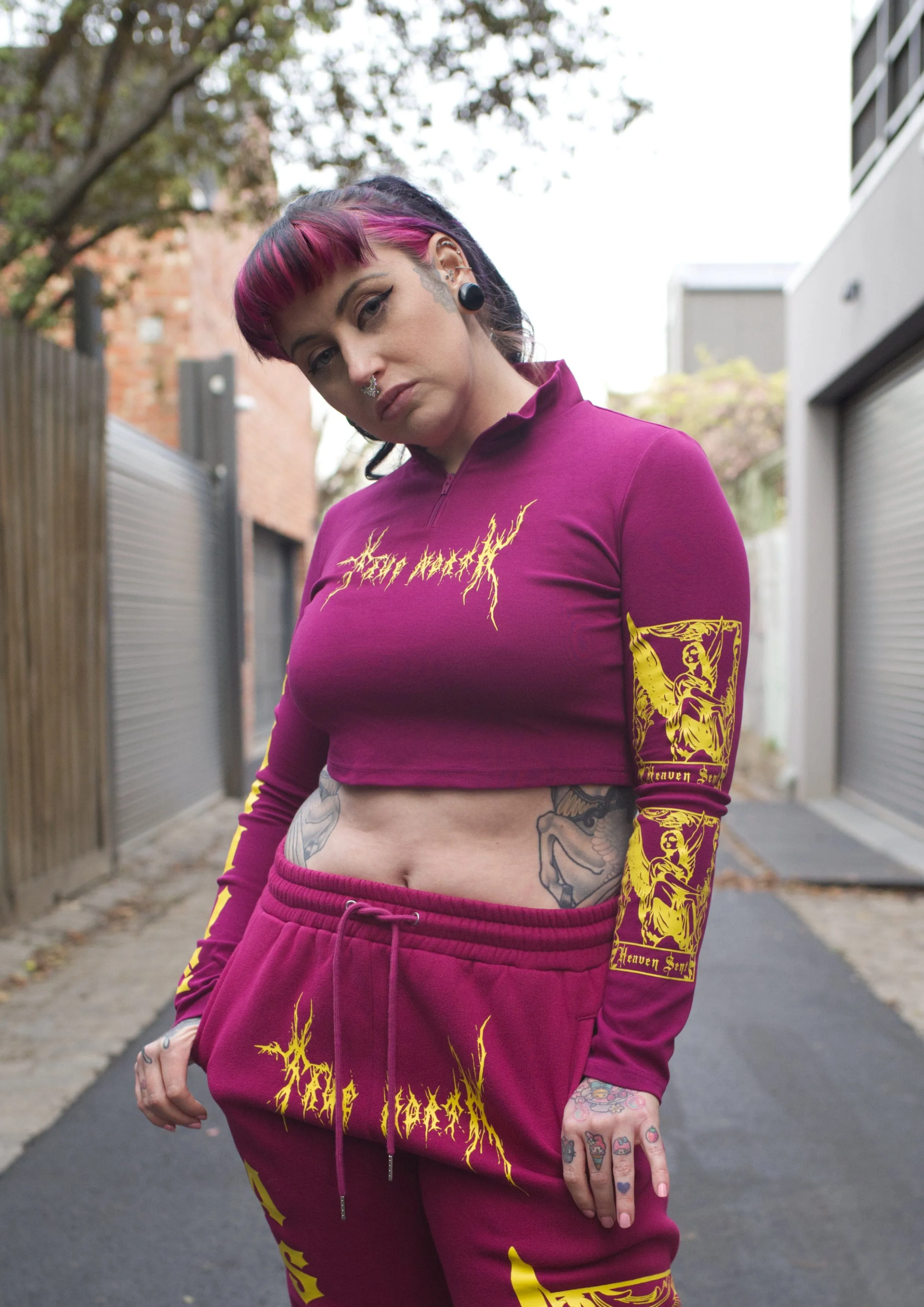 Heaven Cropped Long Sleeve