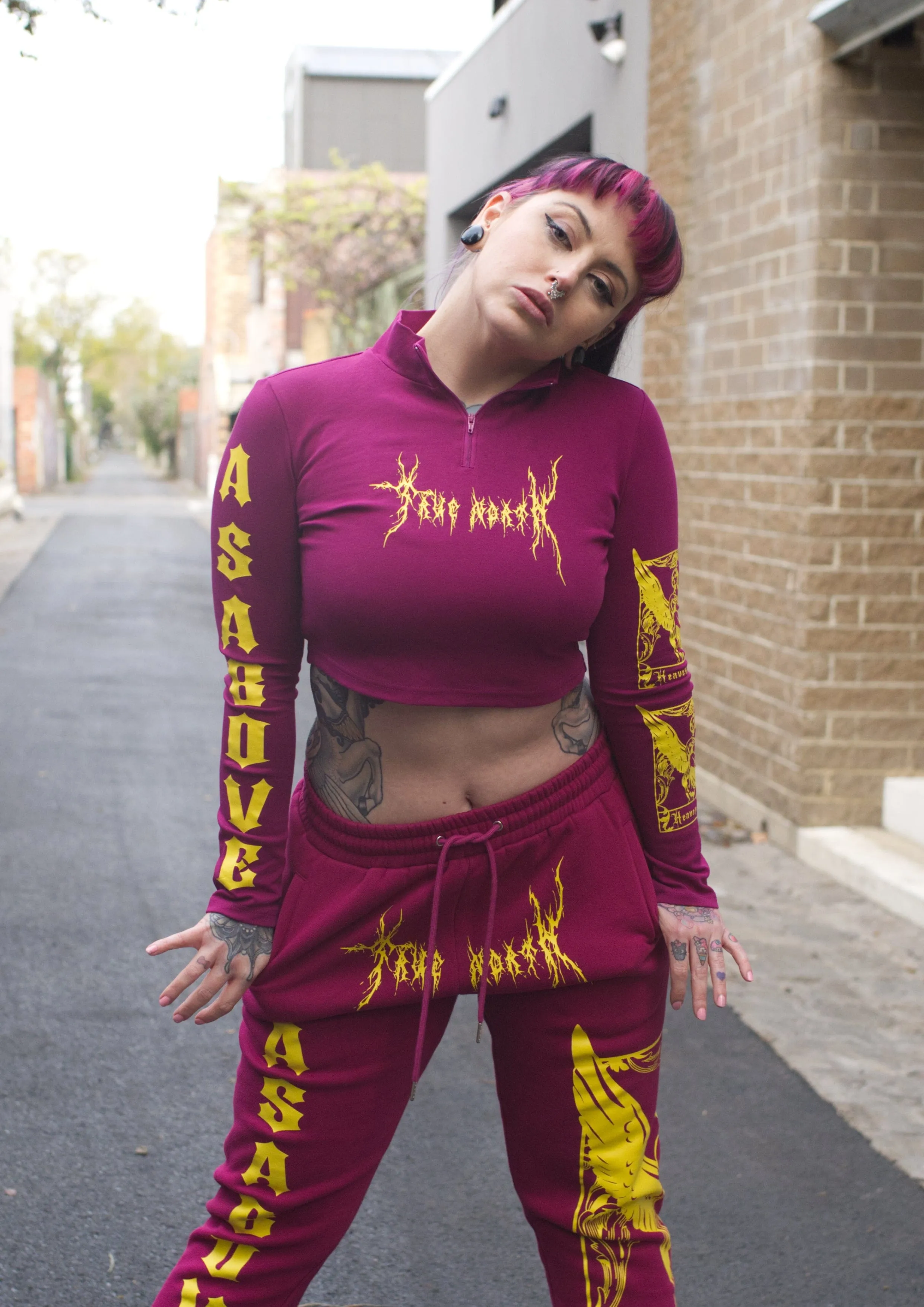 Heaven Cropped Long Sleeve