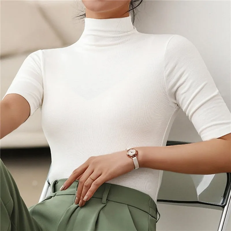 Helena - Turtleneck Sweater For Women - Slim Fit & Fashionable