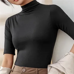 Helena - Turtleneck Sweater For Women - Slim Fit & Fashionable