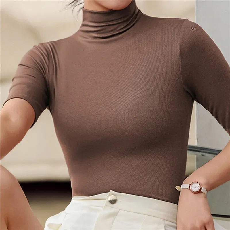 Helena - Turtleneck Sweater For Women - Slim Fit & Fashionable
