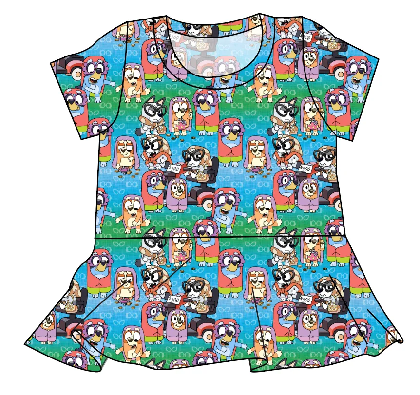 Here Comes The Grannies Ladies' Peplum Top