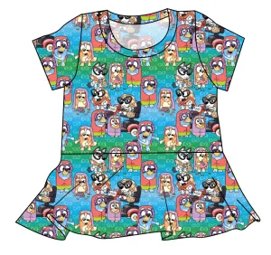 Here Comes The Grannies Ladies' Peplum Top