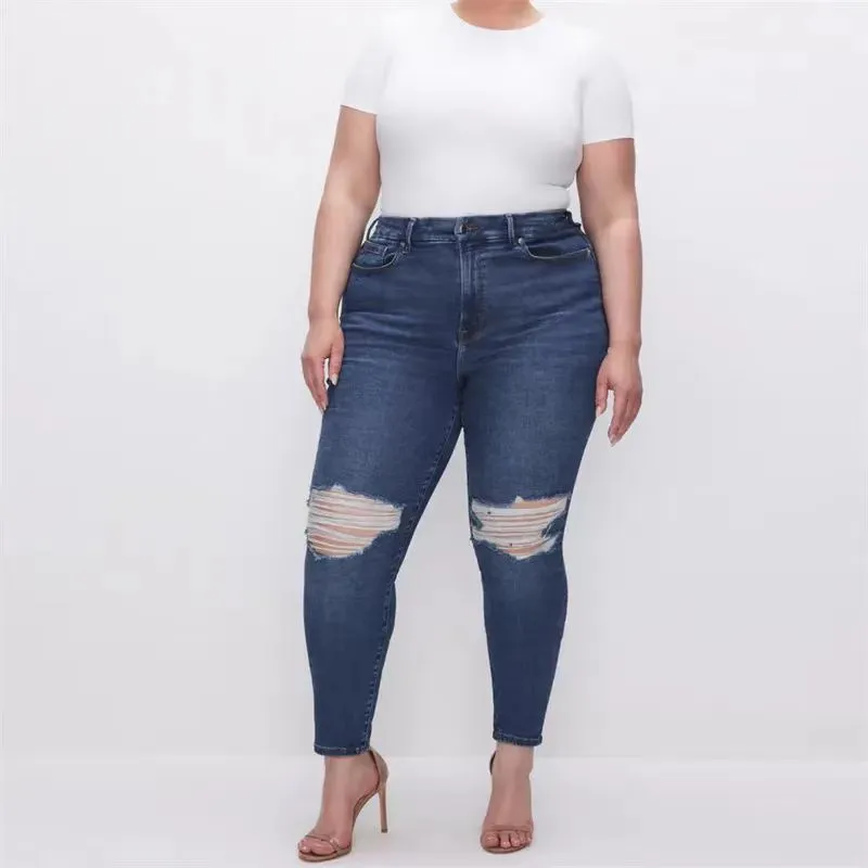 High Elastic All-matching Denim Slim Jeans