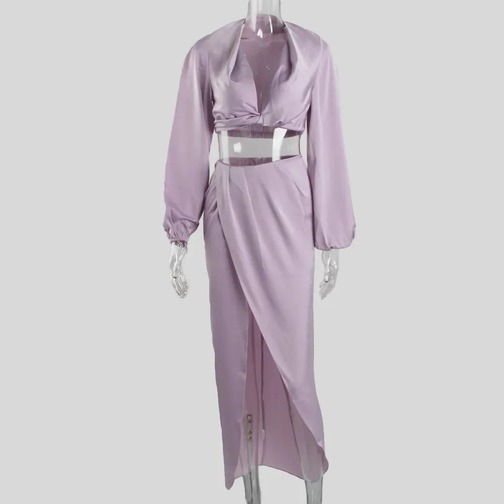High Quality Satin Bodycon Dress