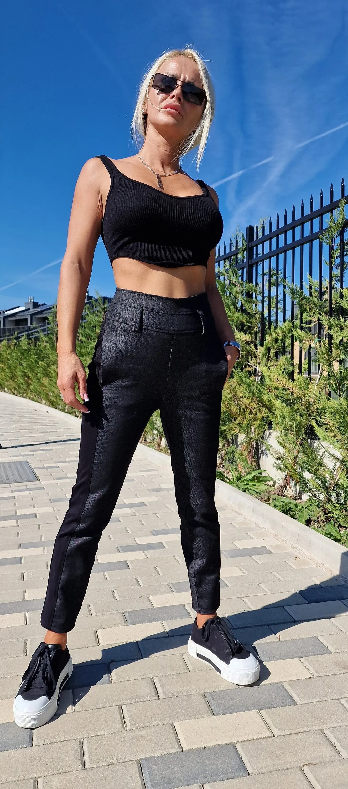 High Waist Trousers, Trapped Pants, Slim Fitted Pants, Denim Pants, Extravagant Trousers, Avant-garde Pants, Designer Pants