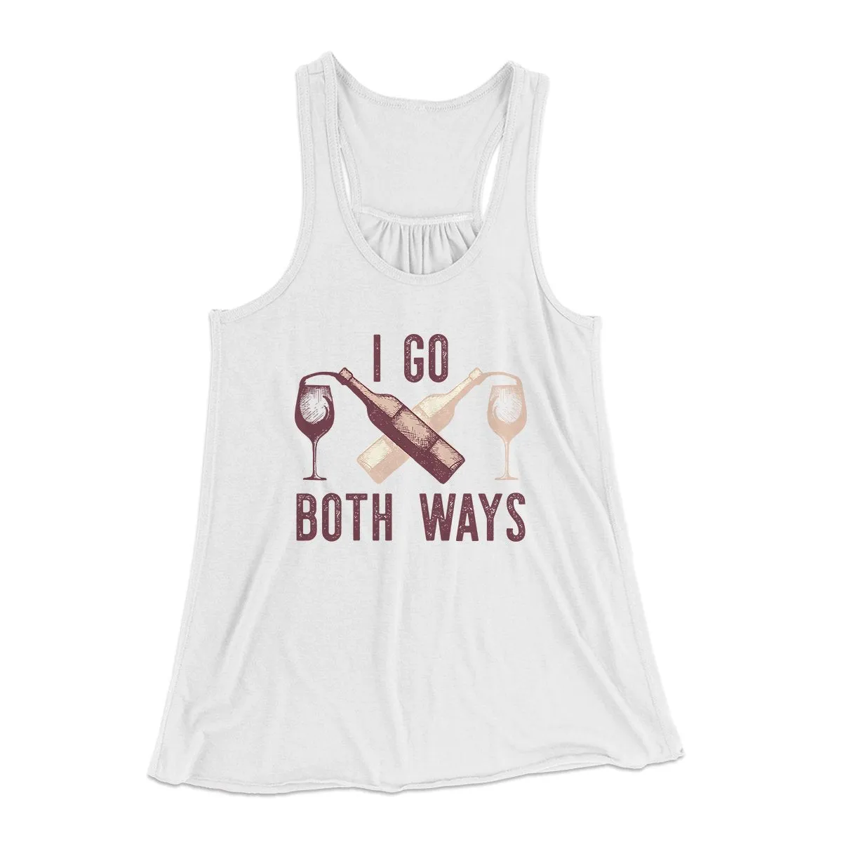 I Go Both Ways Women's Flowey Tank Top
