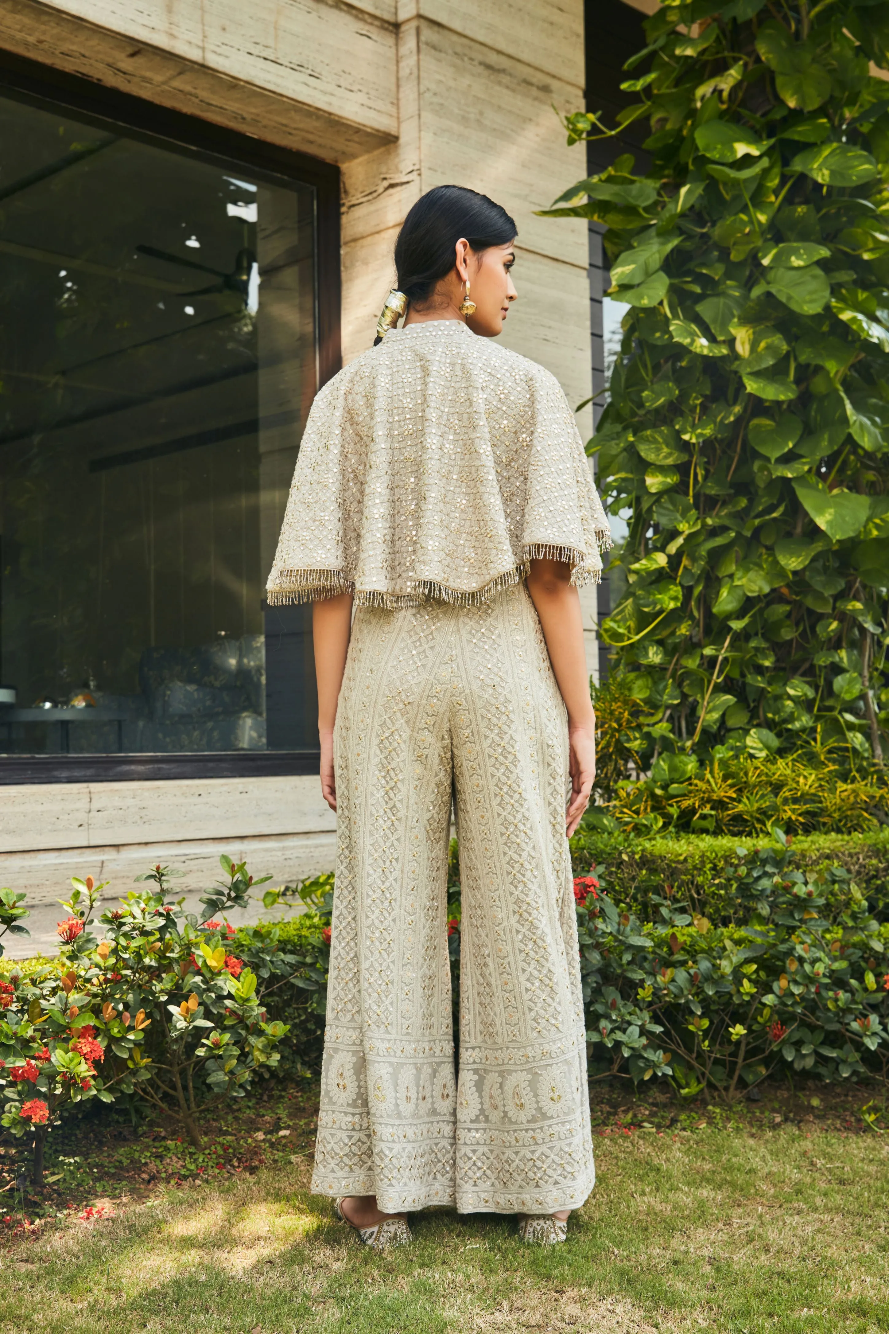 Ila Cape with Flared Pants