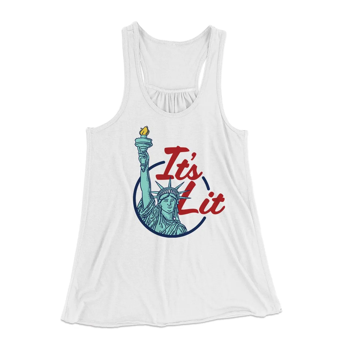 It's Lit (Statue of Liberty) Women's Flowey Tank Top