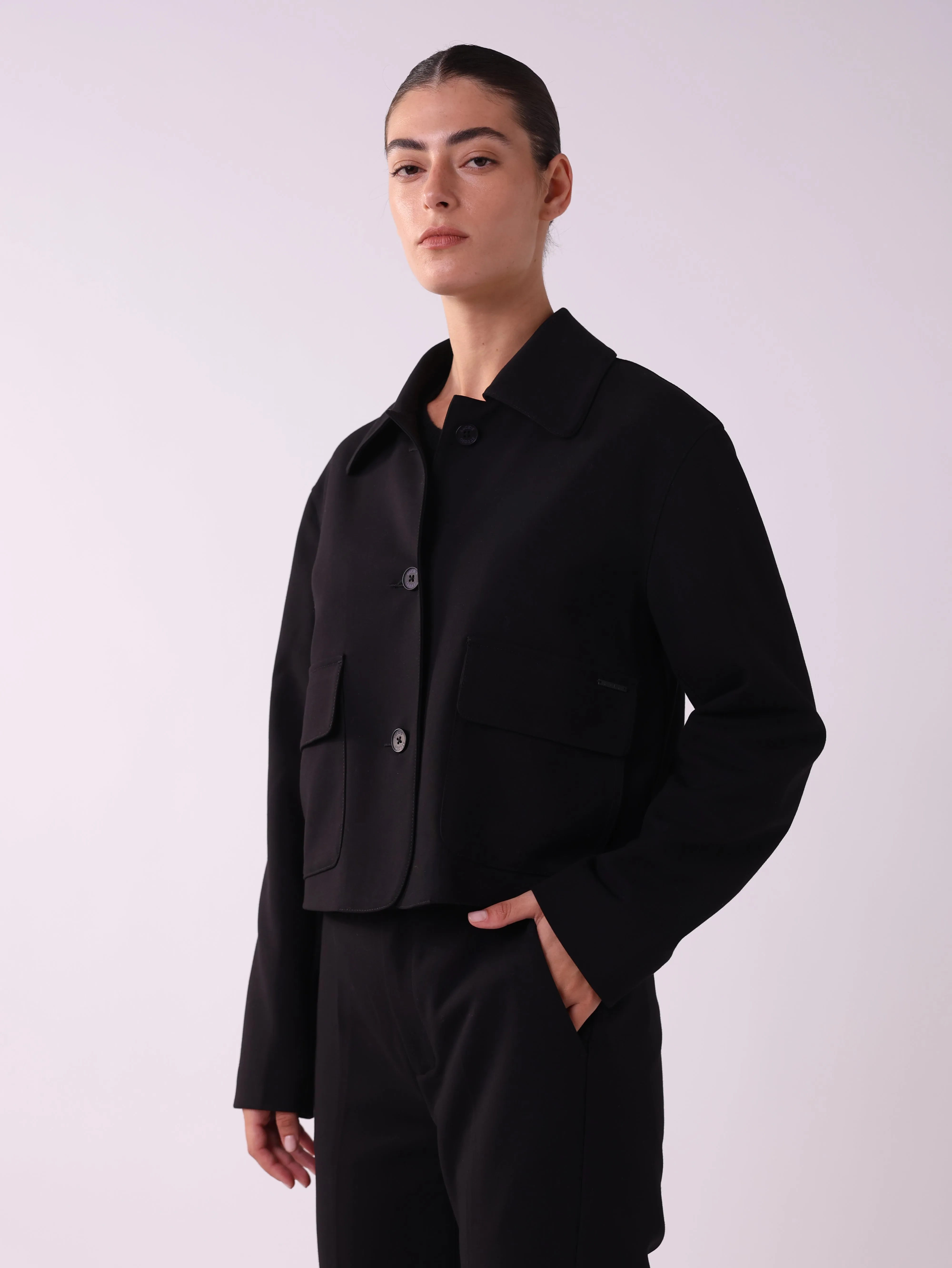 Jacket With Waist Pockets