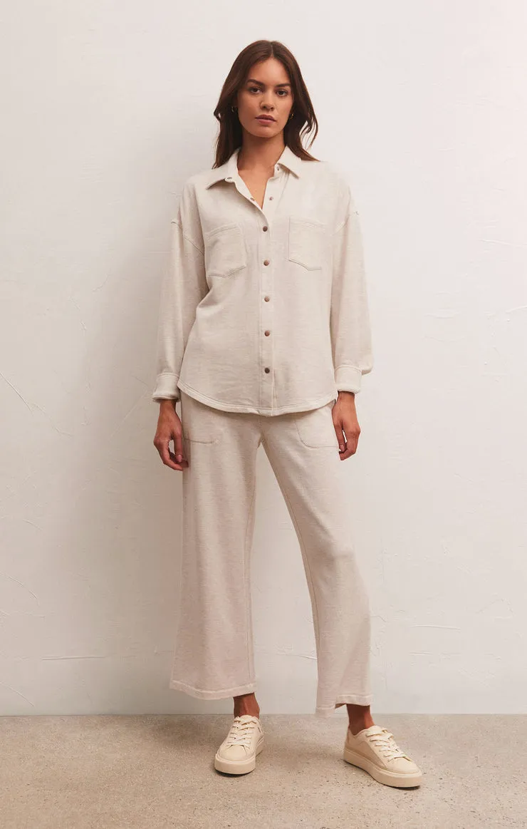 Jet Set Modal Fleece Pant Light Oatmeal