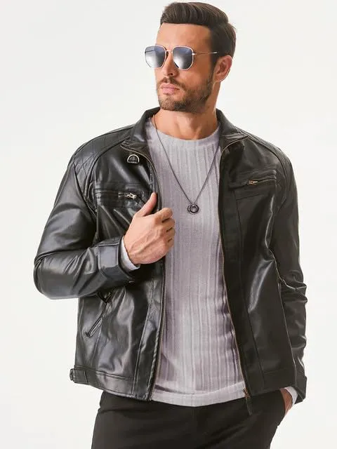 JMIERR Mens Casual Long Sleeve Lightweight T-Shirt Slim Fit Knit Crew Neck Stretch Ribbed Undershirts for Men