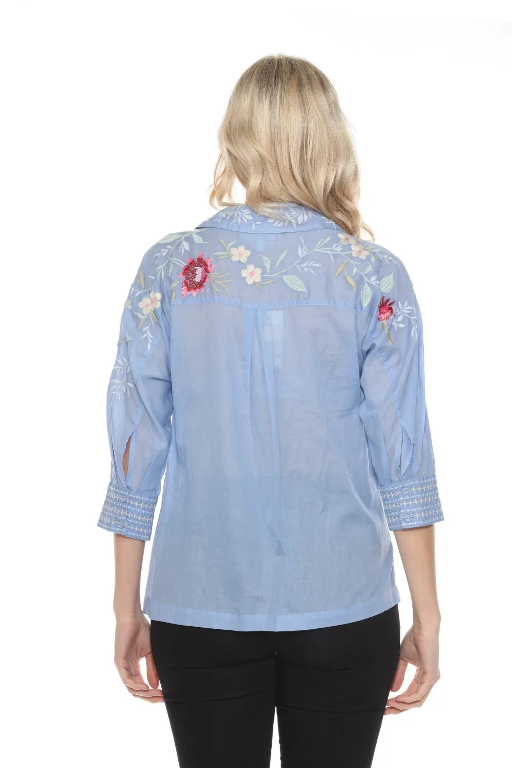 Johnny Was Workshop Darcey Popover Shirt W10824 *