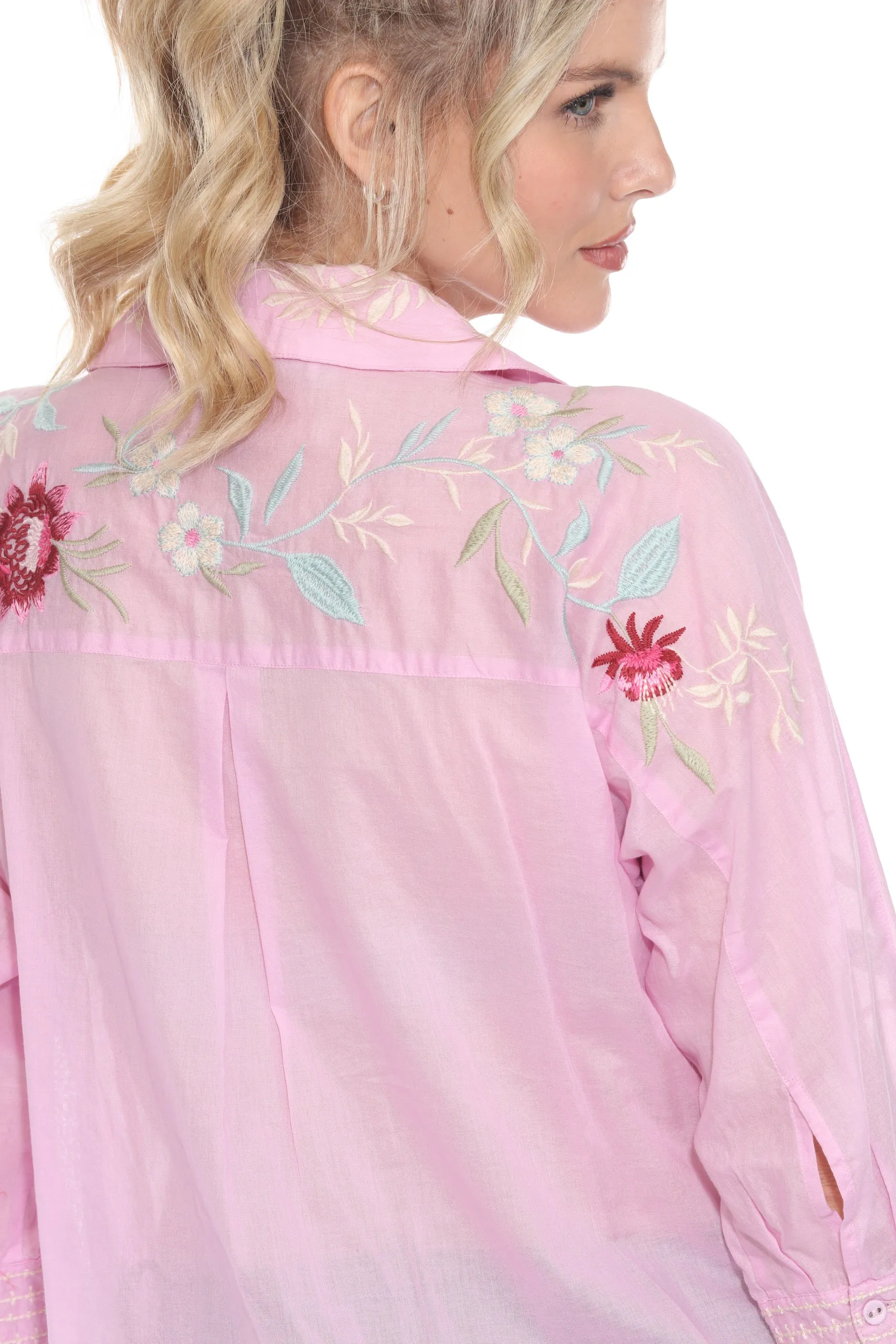 Johnny Was Workshop Darcey Popover Shirt W10824 *