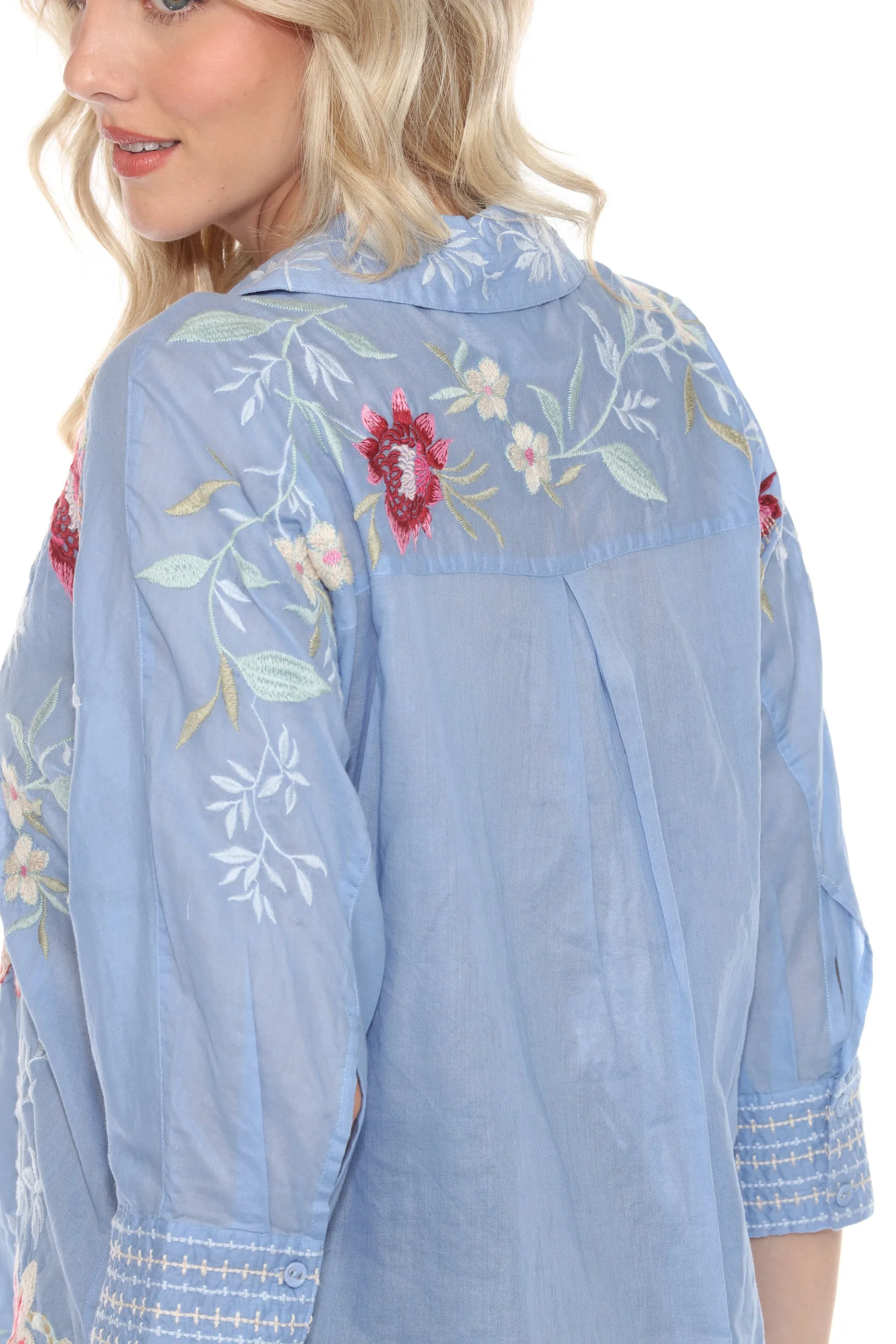 Johnny Was Workshop Darcey Popover Shirt W10824 *