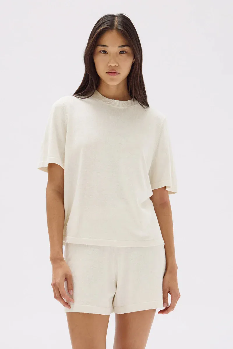 June Silk Knit SS Top