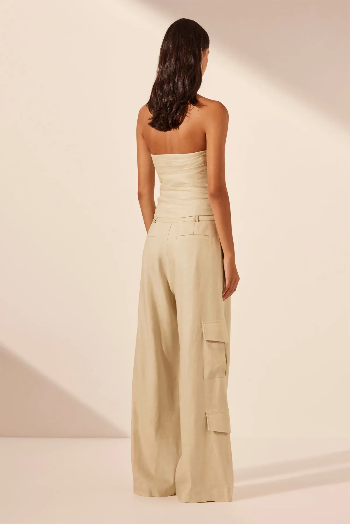 Kasbah Strapless Draped Bodice