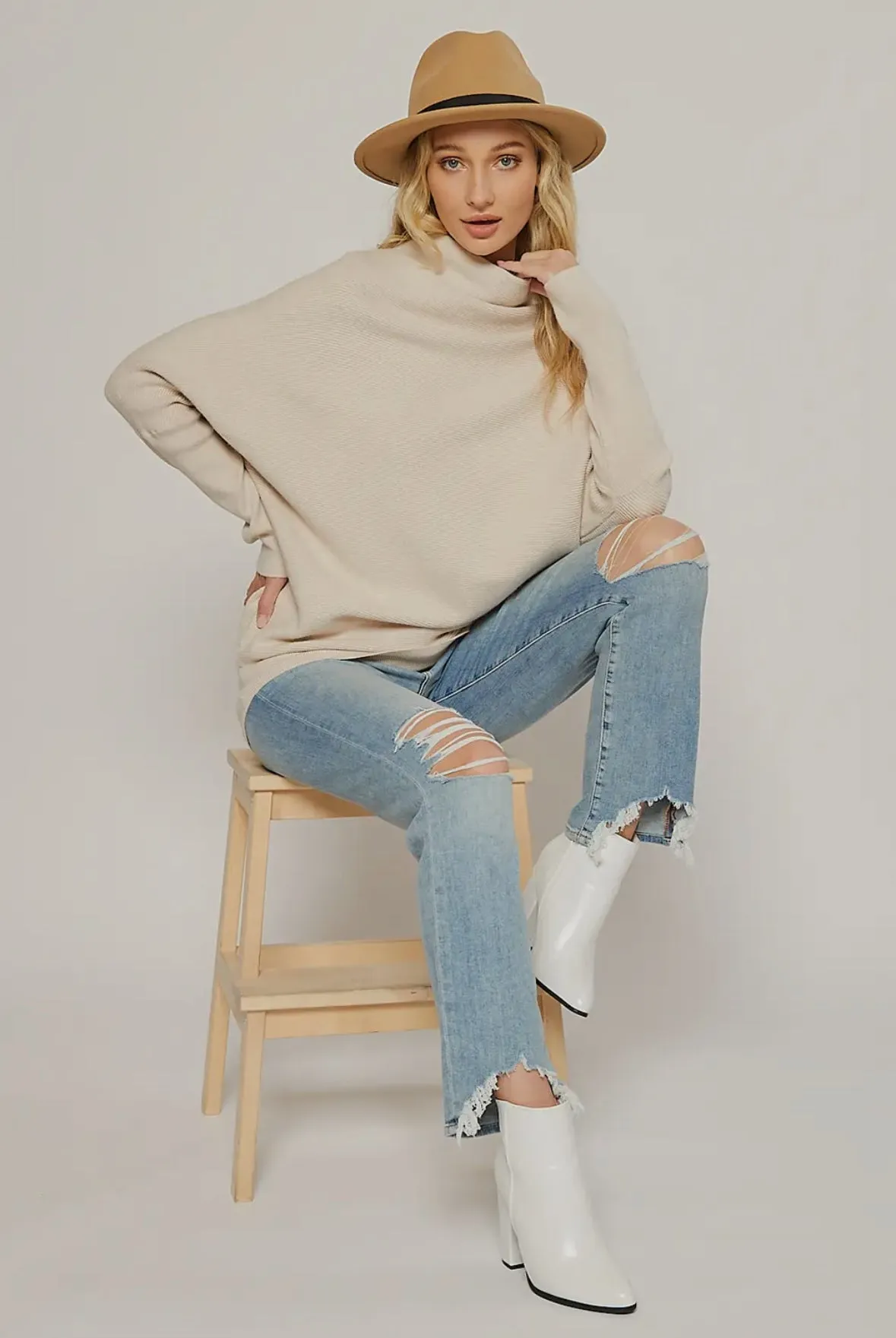 KAYLA DOLMAN PULLOVER